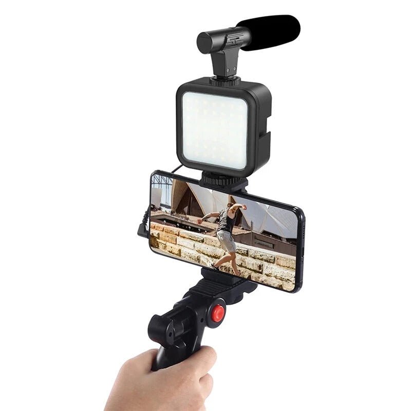 Portable Vlogging Kit: Tripod & Bluetooth Control