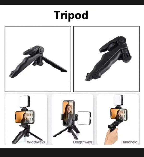 Portable Vlogging Kit: Tripod & Bluetooth Control